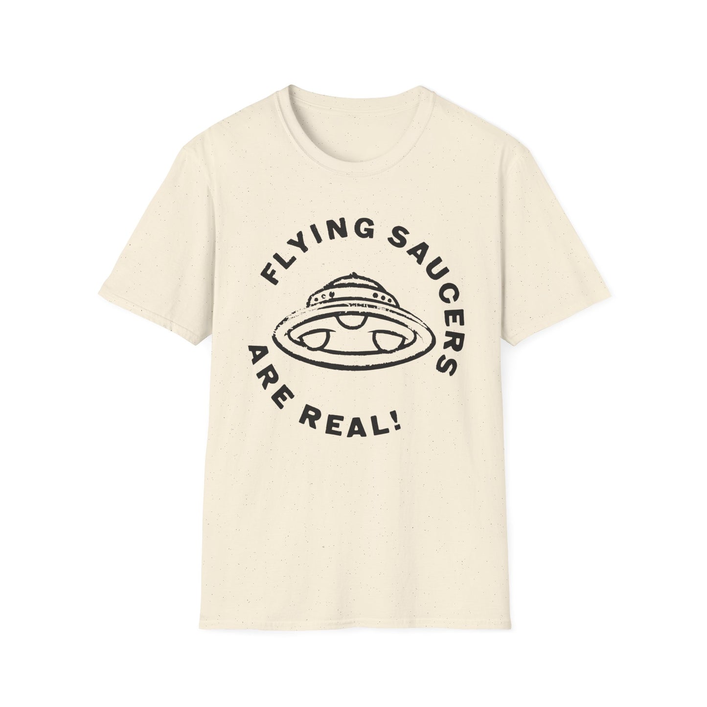 flying saucers are real! vintage style image tshirt