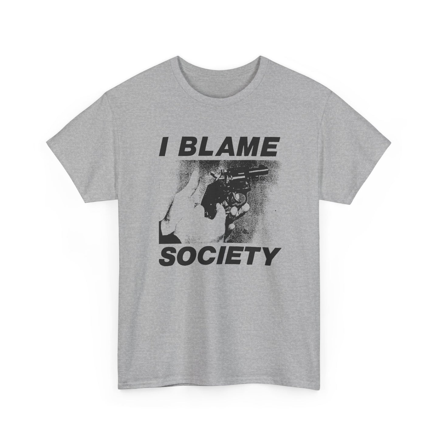 the totally f**cked up i blame society custom reproduction tshirt
