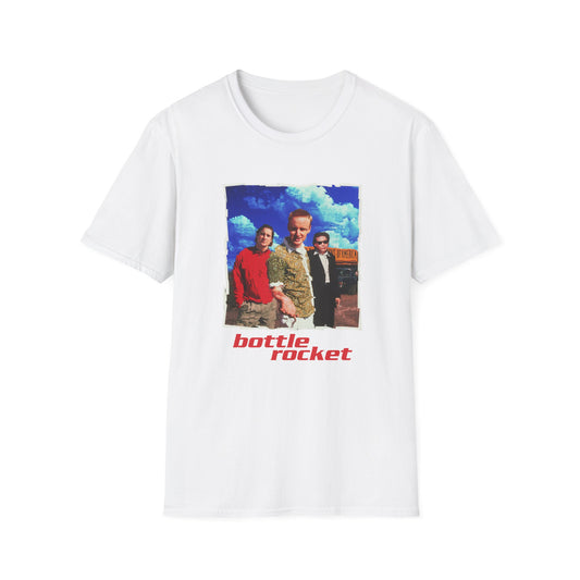 bottle rocket movie poster tshirt
