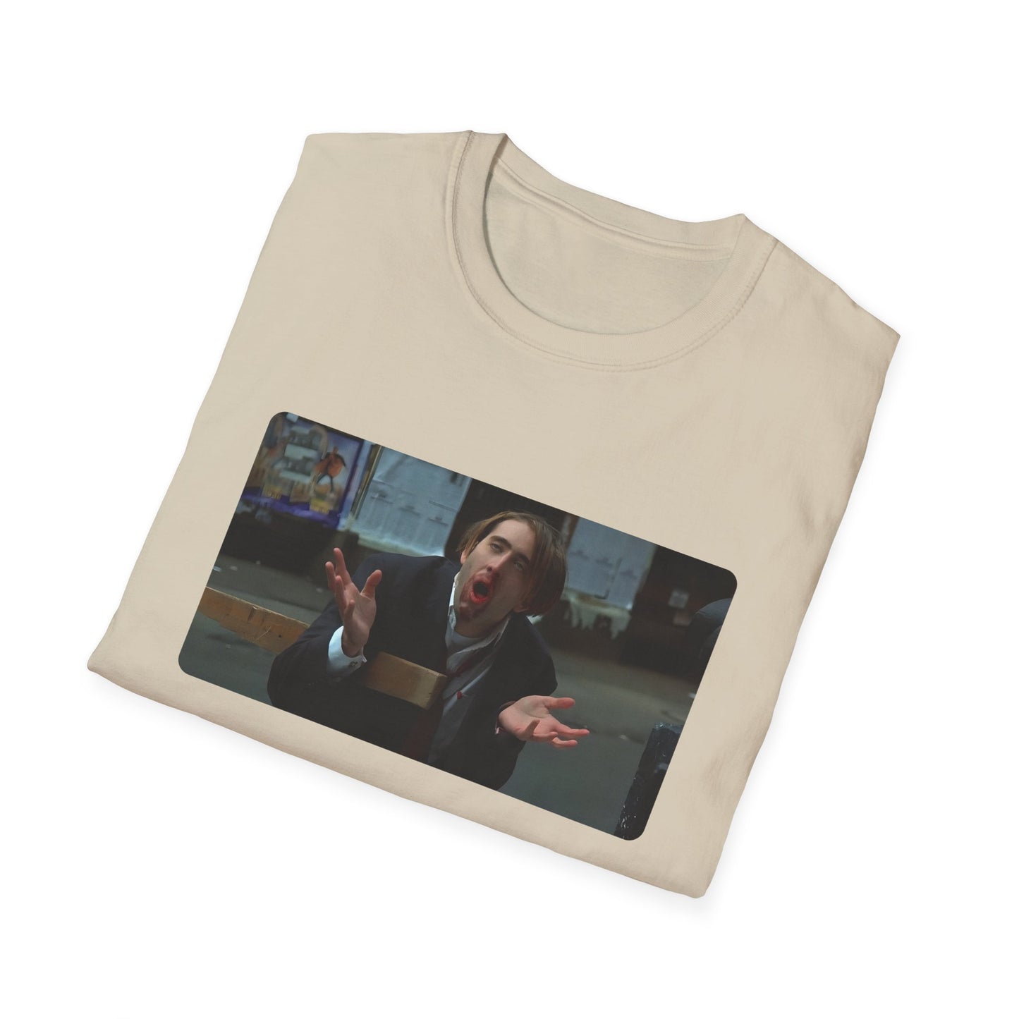 1989 nic cage vampire's kiss movie tshirt