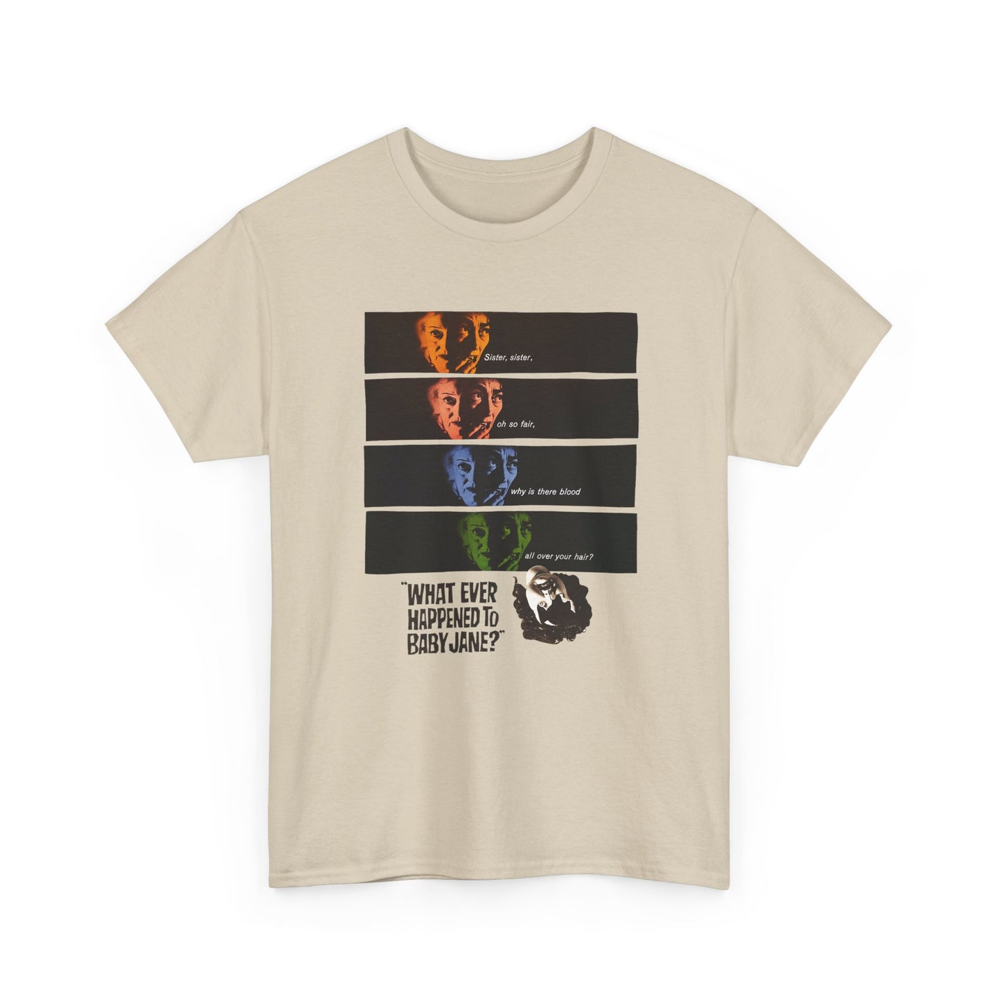 whatever happened to baby jane? movie poster tshirt