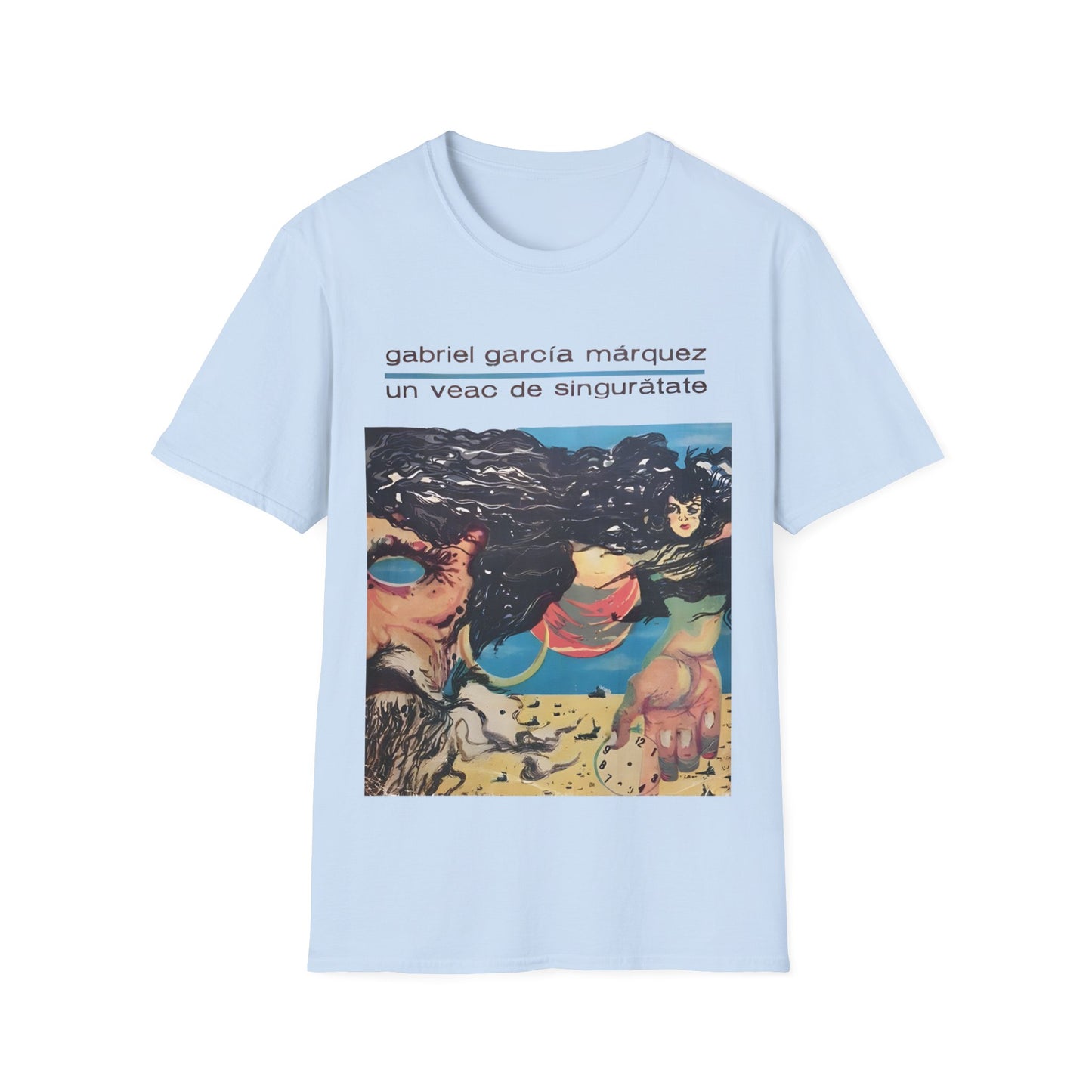 1974 romanian book cover for one hundred years of solitude by gabriel garcía márquez tshirt