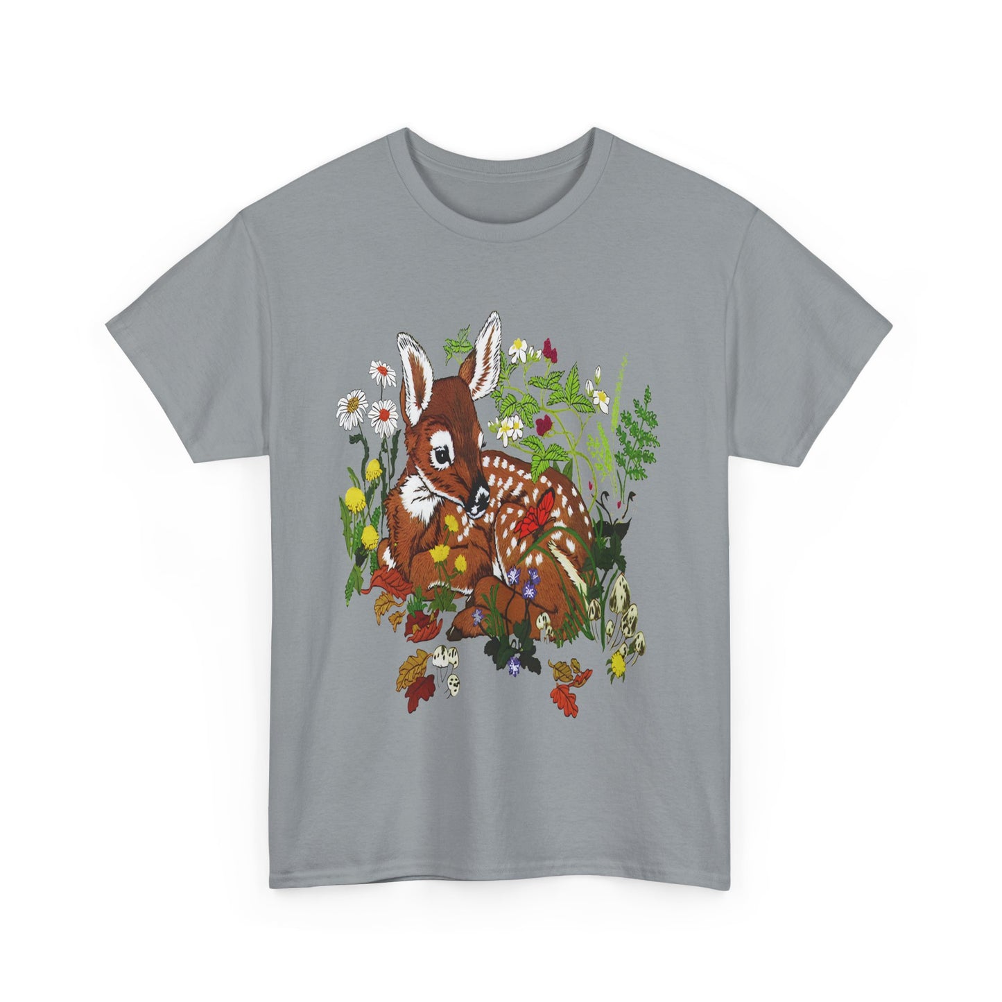 vintage fawn graphic reproduction tshirt