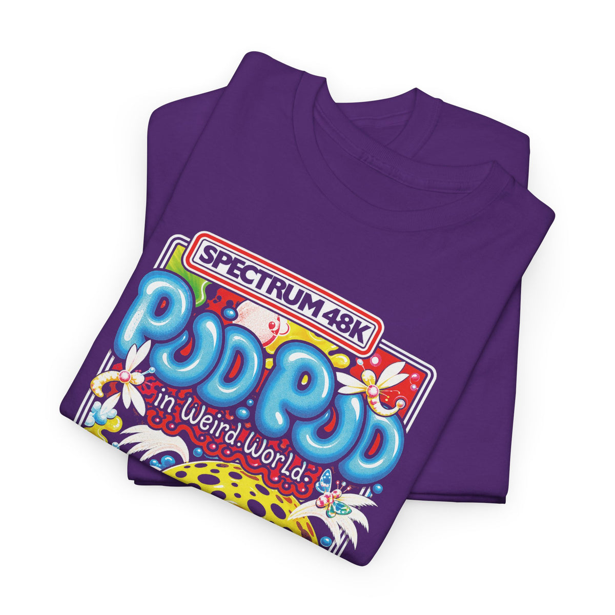 1985 pud pud in weird world computer game tshirt