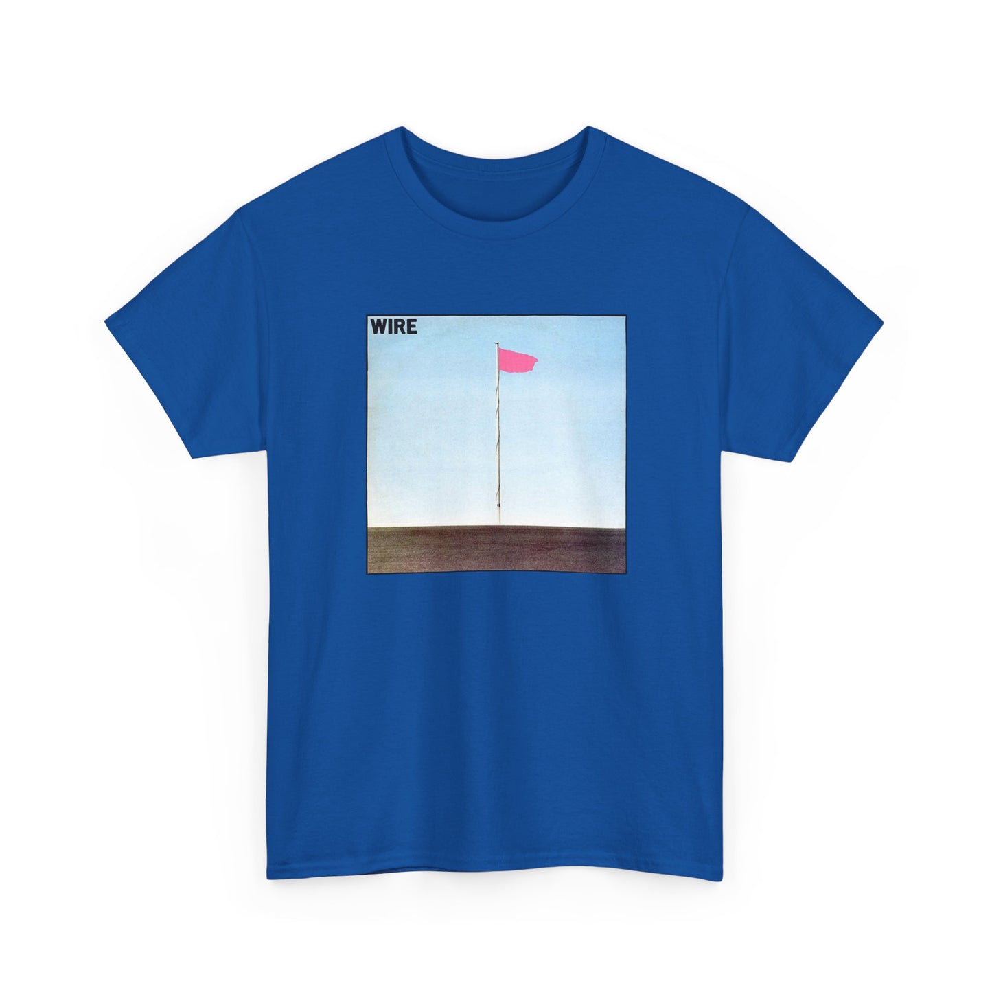 wire 1977 pink flag album cover tshirt