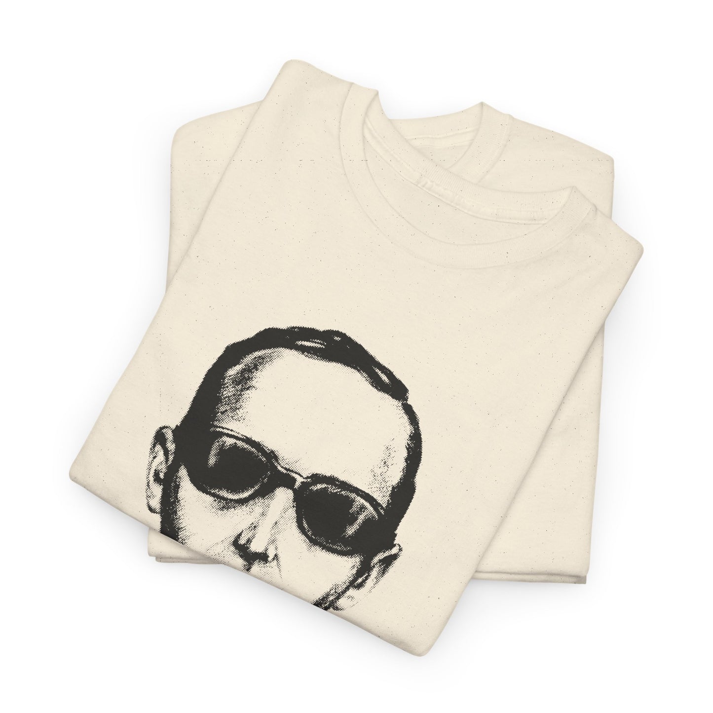 d.b. cooper fbi sketch large head tshirt