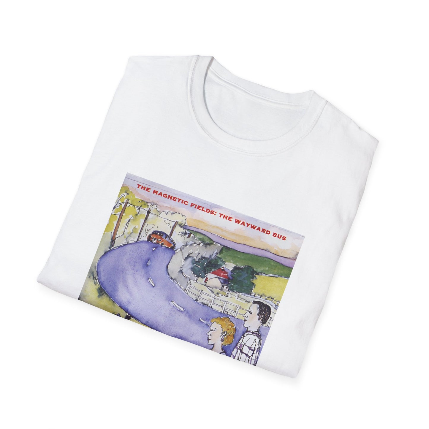 the magnetic fields 1992 the wayward bus album tshirt