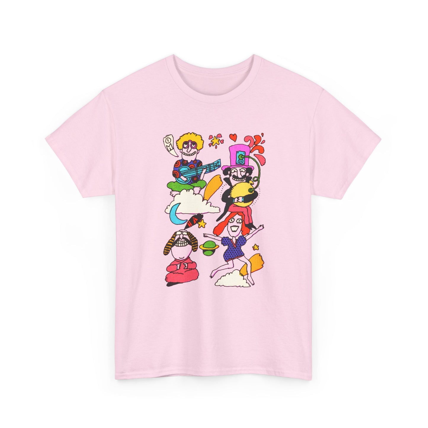 1971 psychedelic mother goose illustration reproduction tshirt