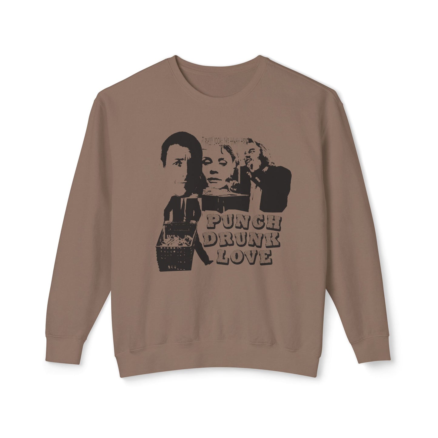 punch drunk love fan art flyer style 100% cotton sweatshirt