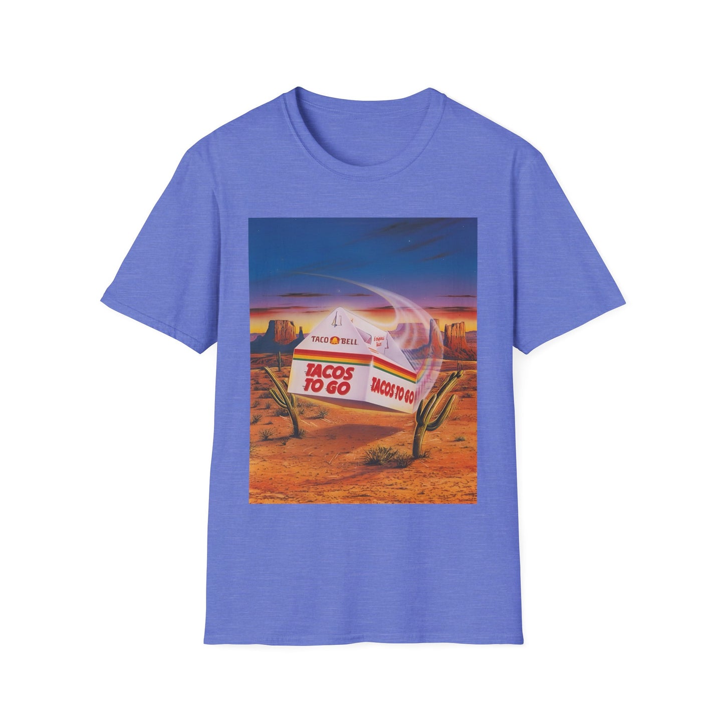 1980s retro taco bell advertisement tshirt