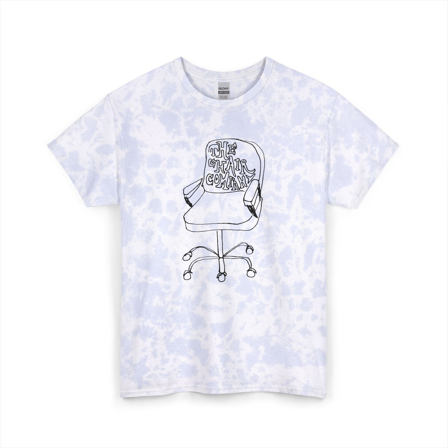 chair company sketch tie dye tshirt