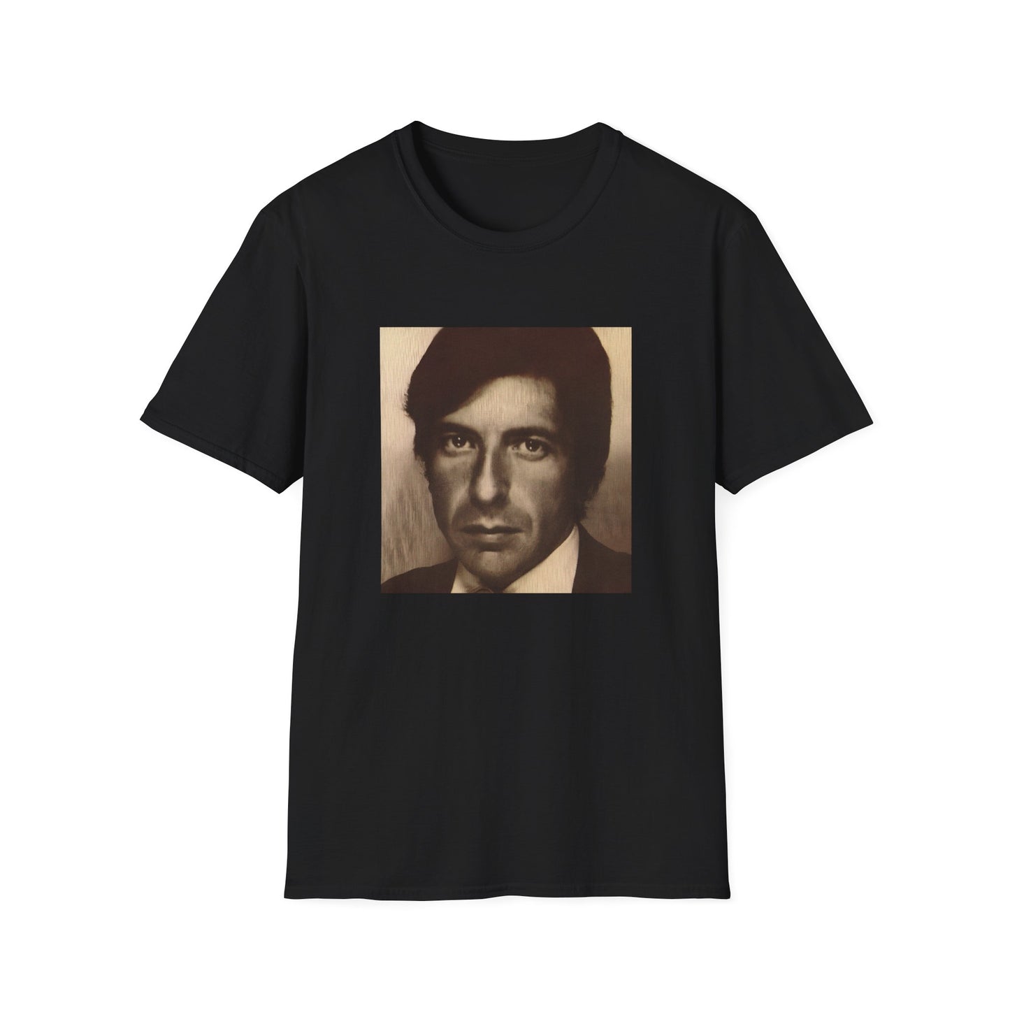 songs of leonard cohen 1968 album no lettering tshirt