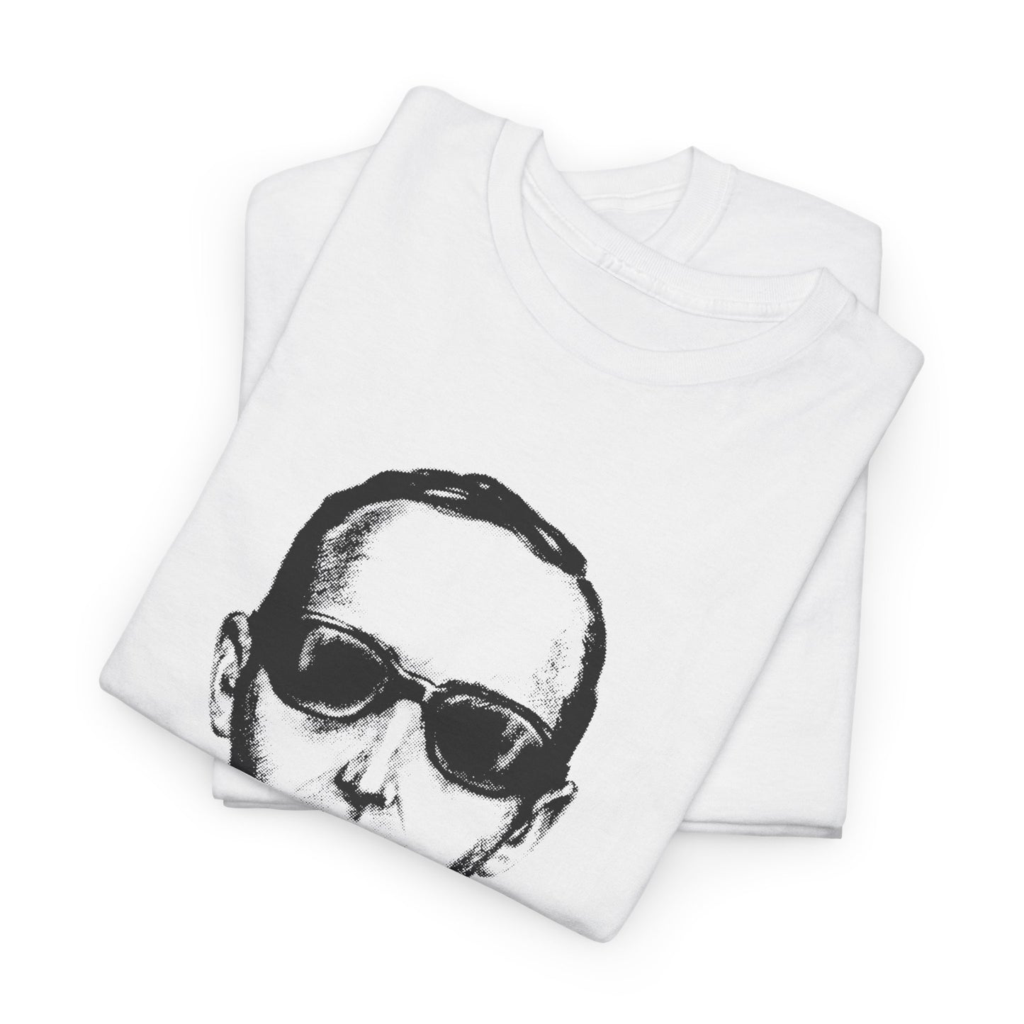 d.b. cooper fbi sketch large head tshirt