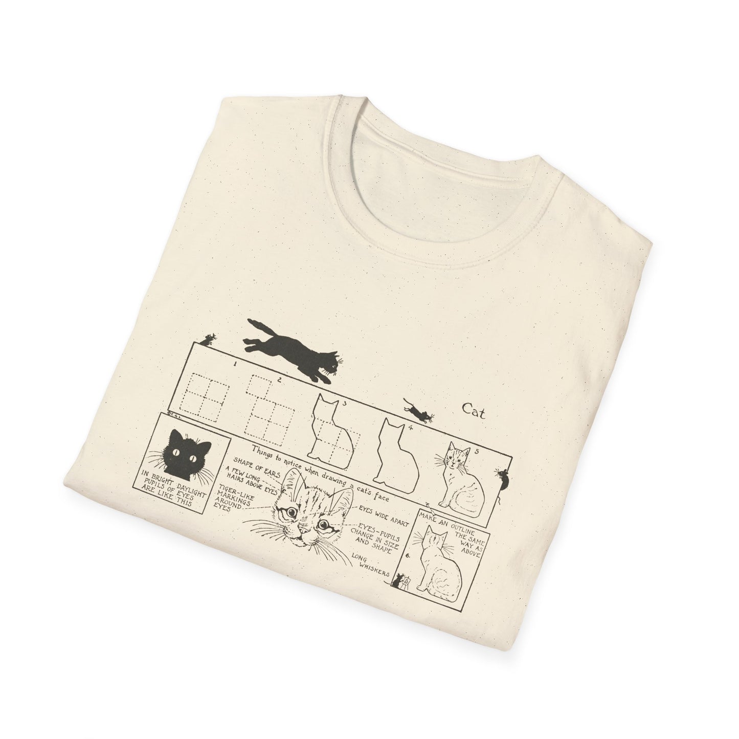 1913 book what to draw and how to draw it by edwin george lutz page 10 cat tshirt