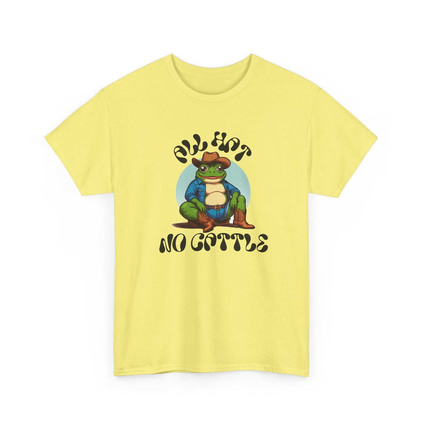 tubby frog all hat no cattle tshirt