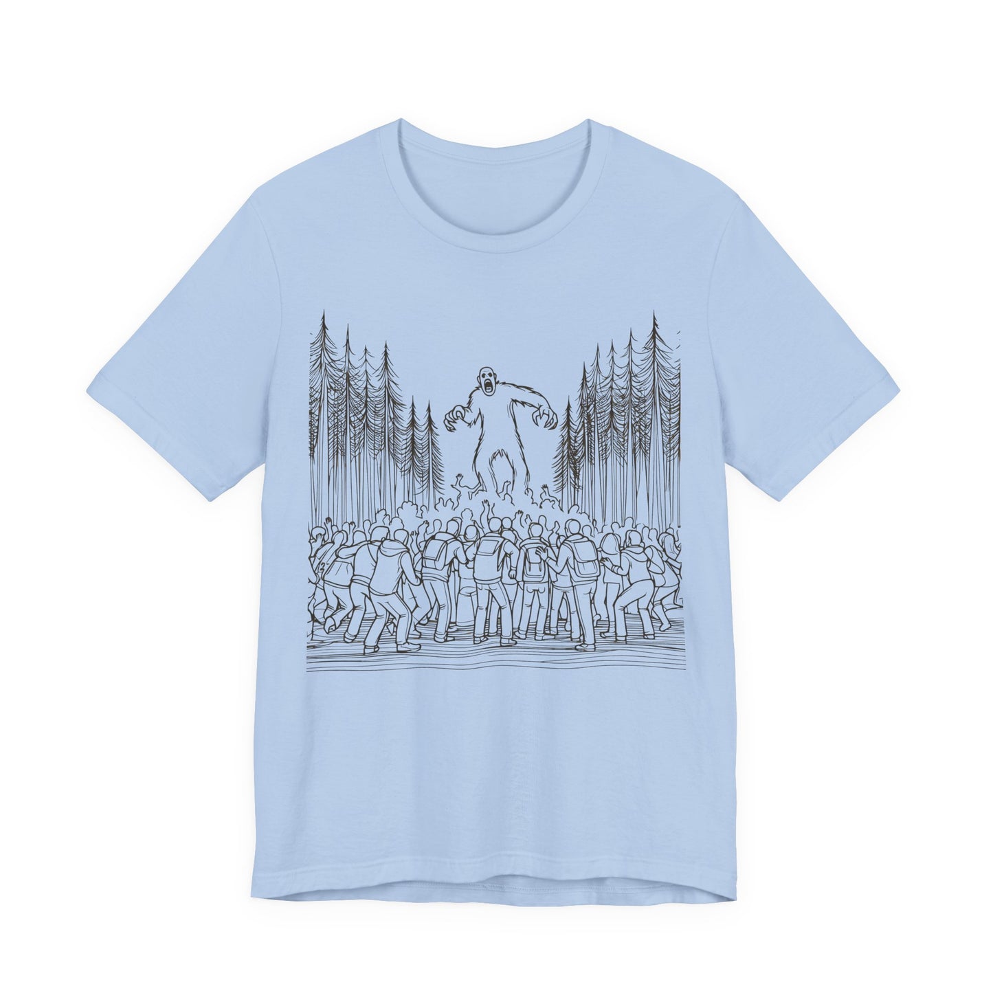 sasquatch attacks tshirt