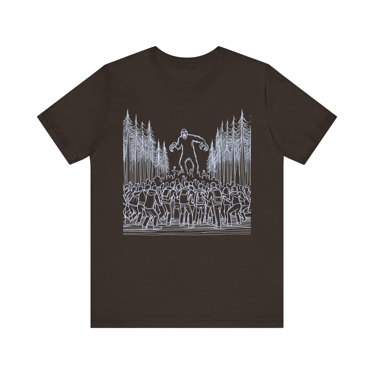 sasquatch attacks tshirt