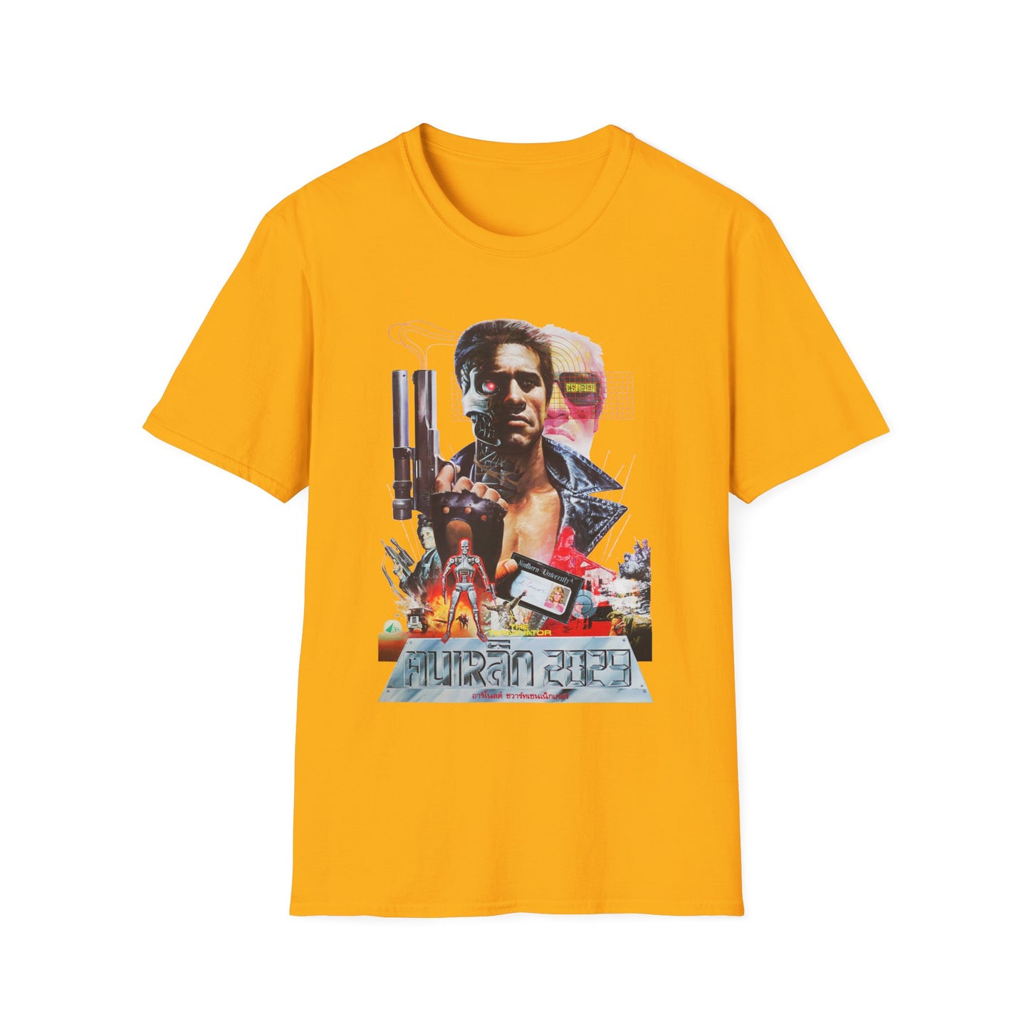 the terminator 1984 thailand movie poster tshirt