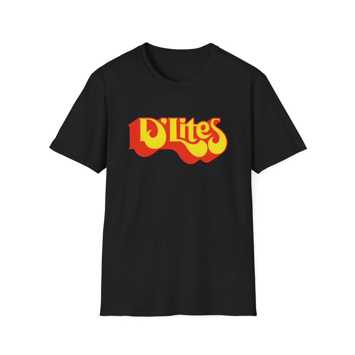 vintage defunct d lites healthy fast food logo tshirt