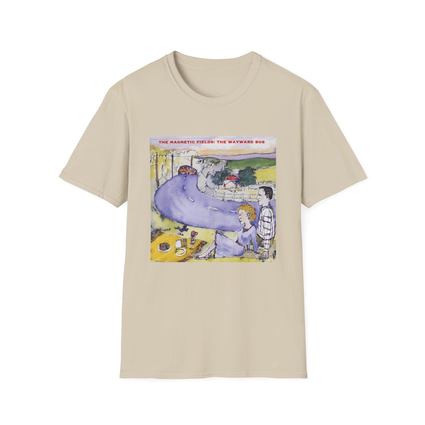 the magnetic fields 1992 the wayward bus album tshirt