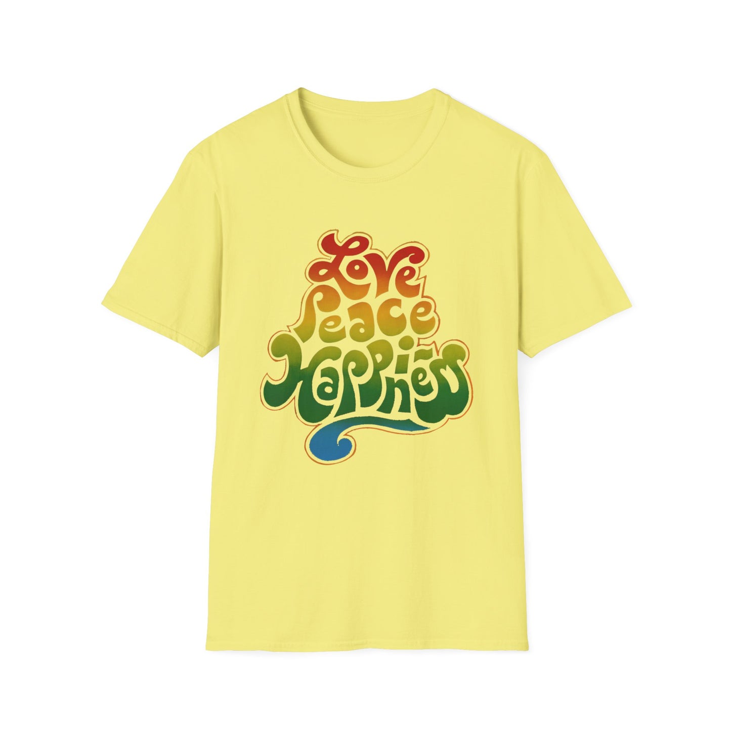 1970 love peace happiness vagabond creations poster tshirt