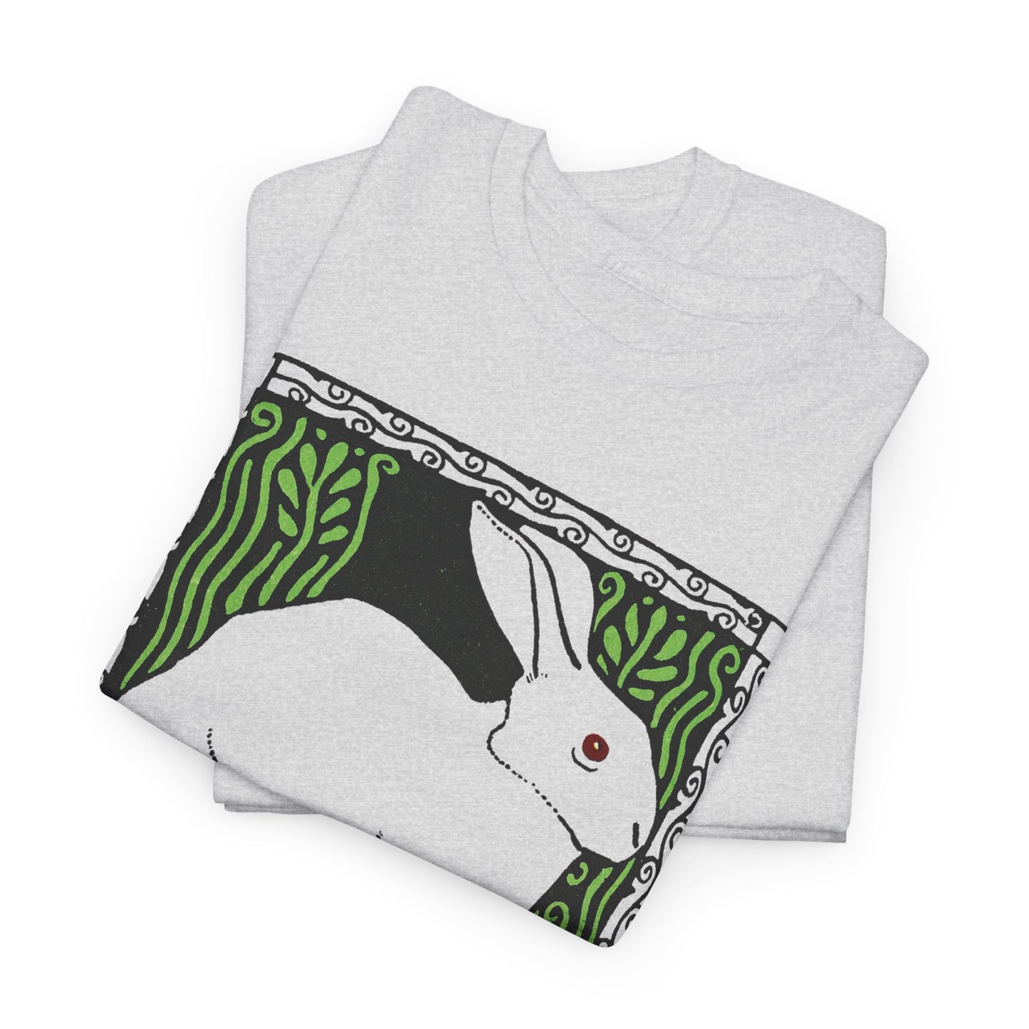 1909 josef von diveky happy easter (frohe ostern) color lithograph bunny reproduction tshirt