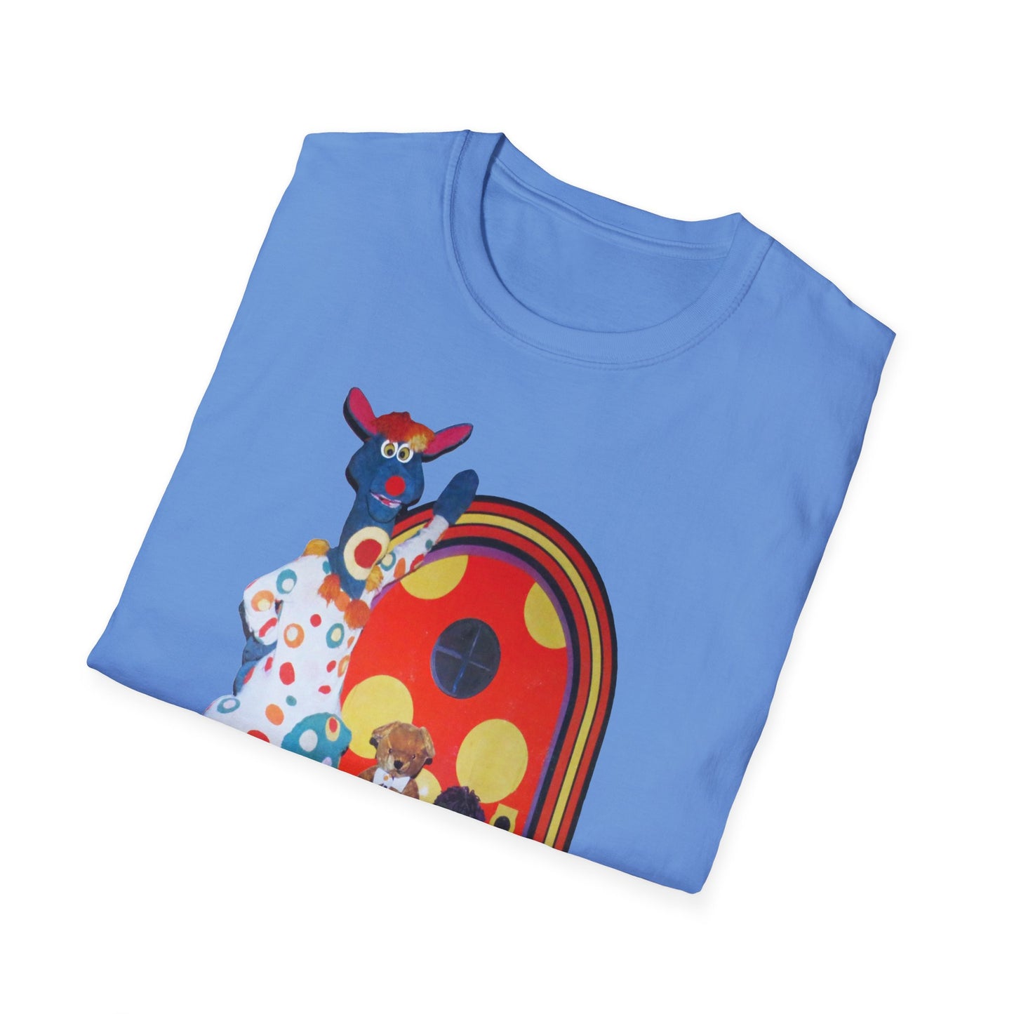 polka dot door 70's kids tv show tshirt
