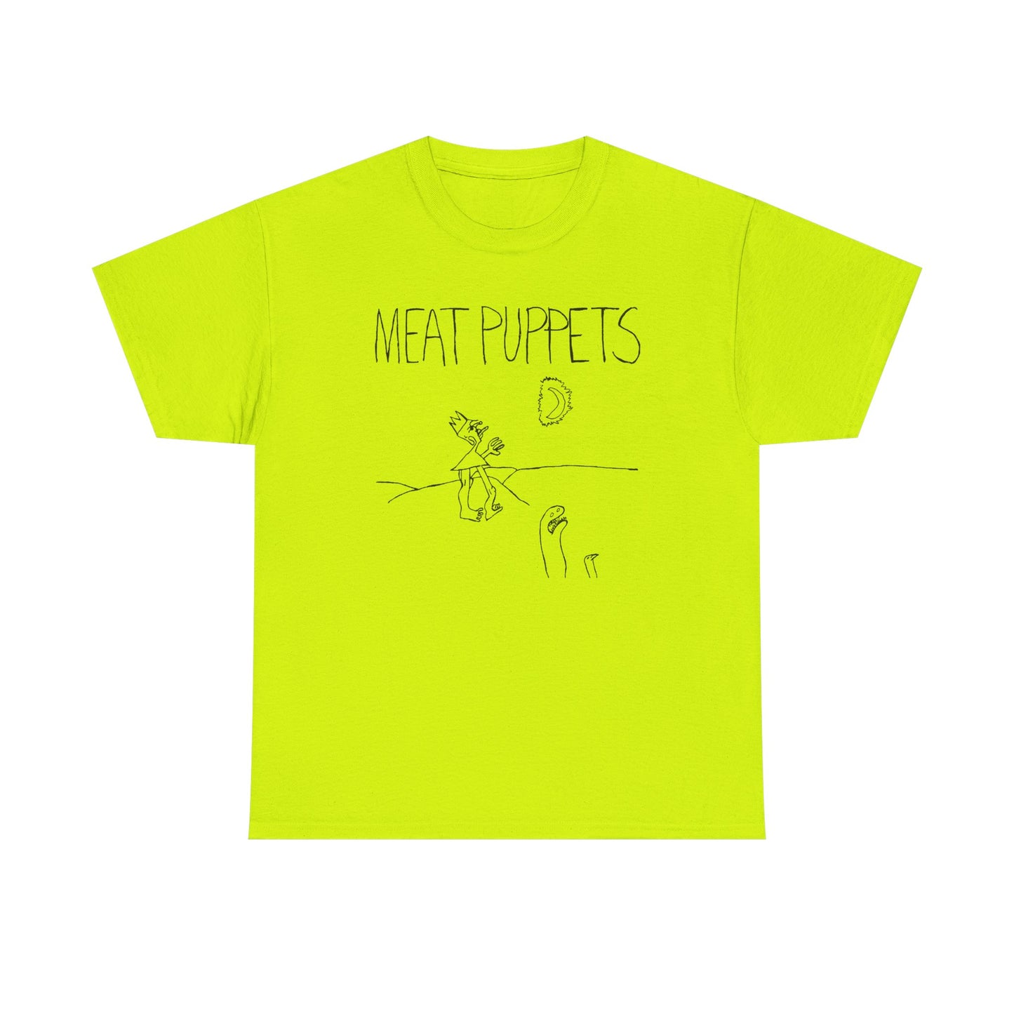 1985 meat puppets album in a car album cover tshirt