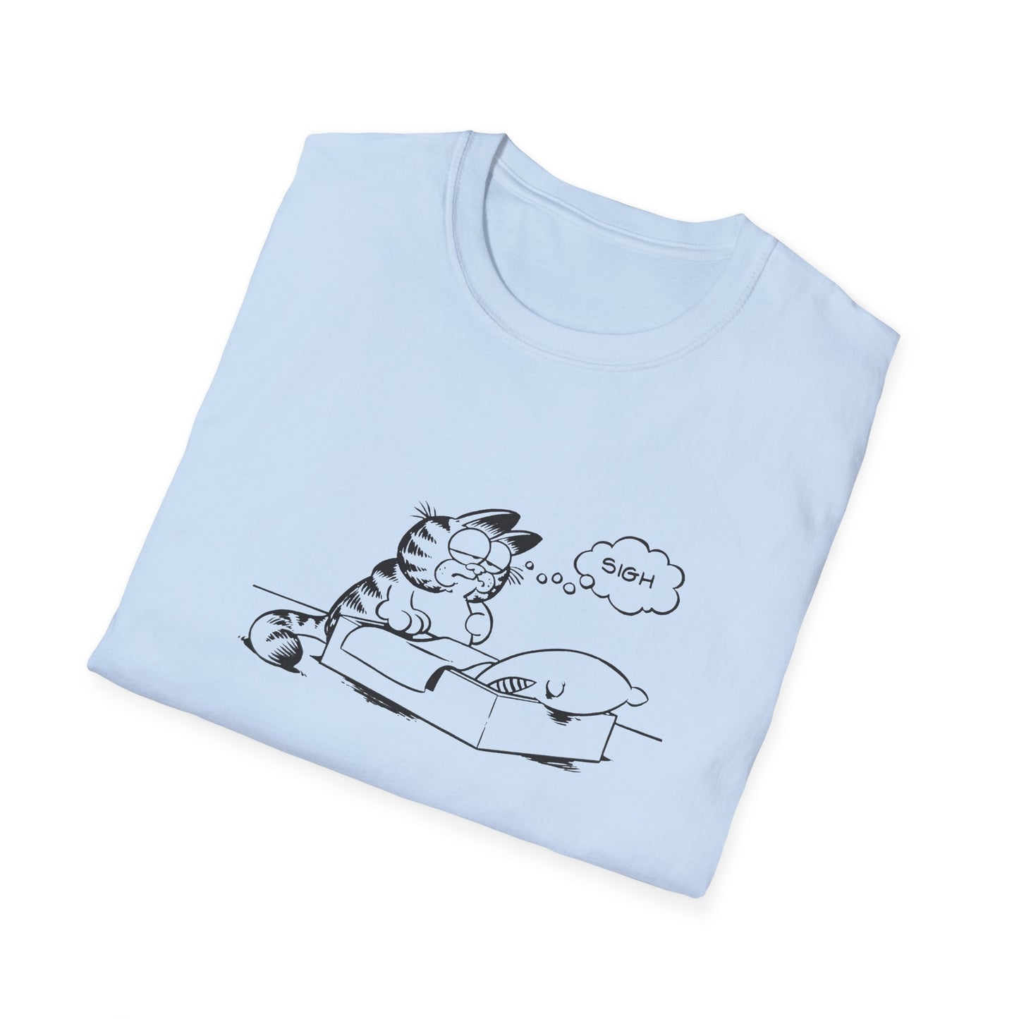 garf sighing tshirt