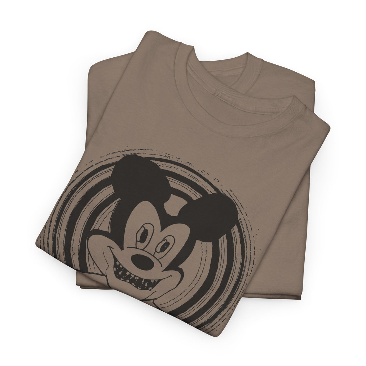 1960s british underground magazine peace sign mickey fan art edit with halo tshirt