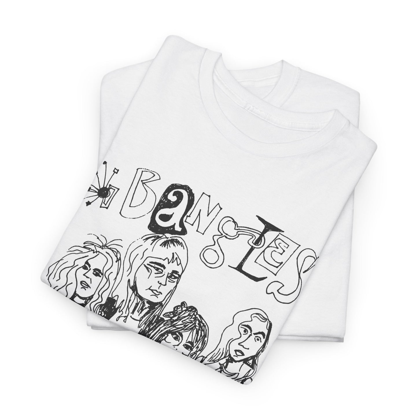 the bangles band original drawing tshirt