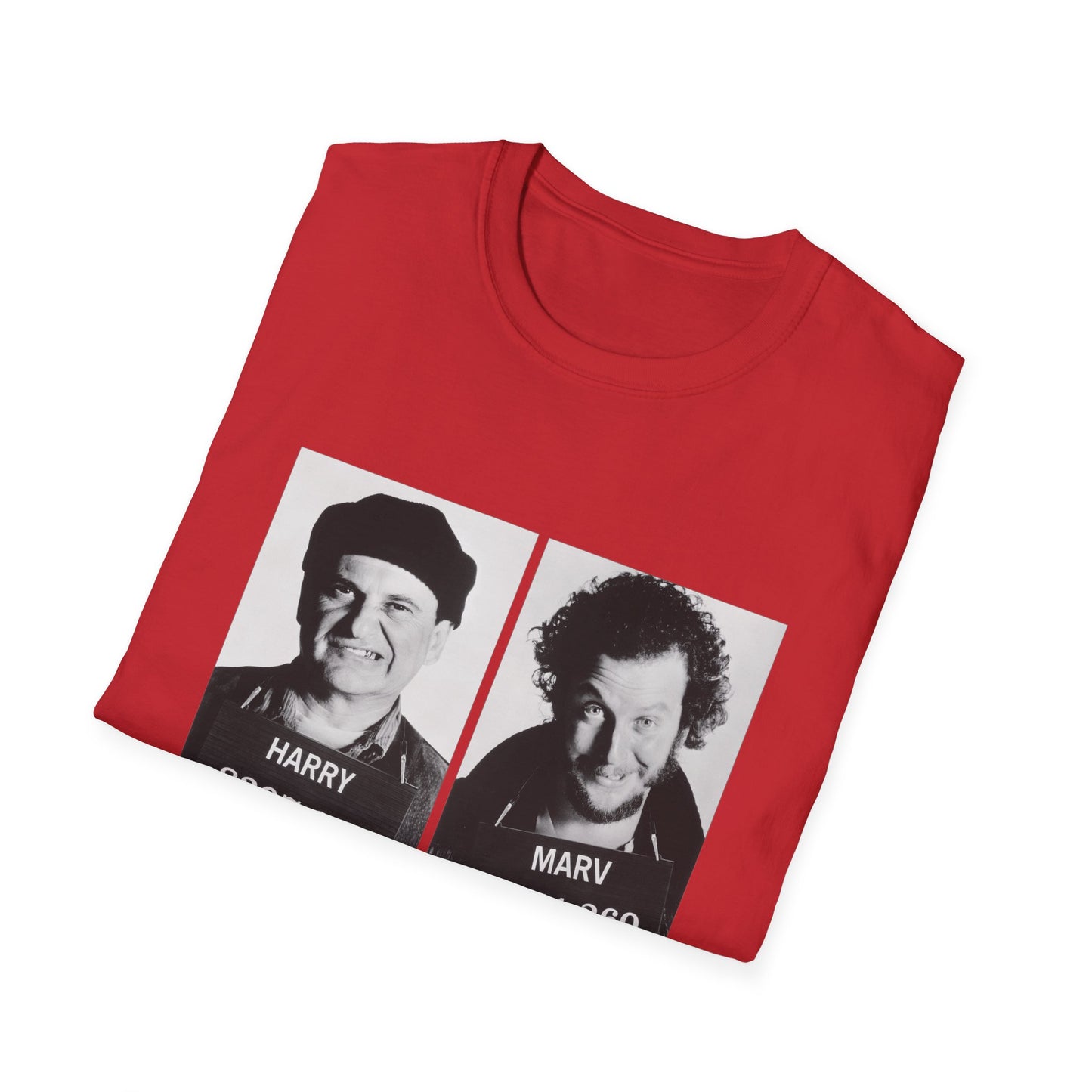 harry and marv mugshot christmas tshirt