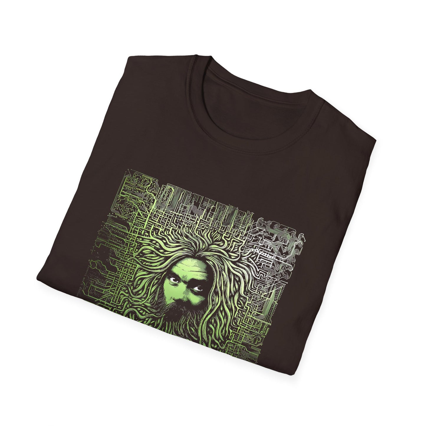 roky erickson tour poster in green tshirt