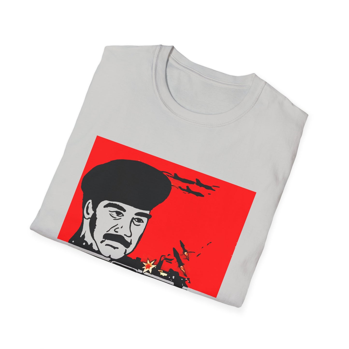 the sadam hussein game 1991 fan art tshirt