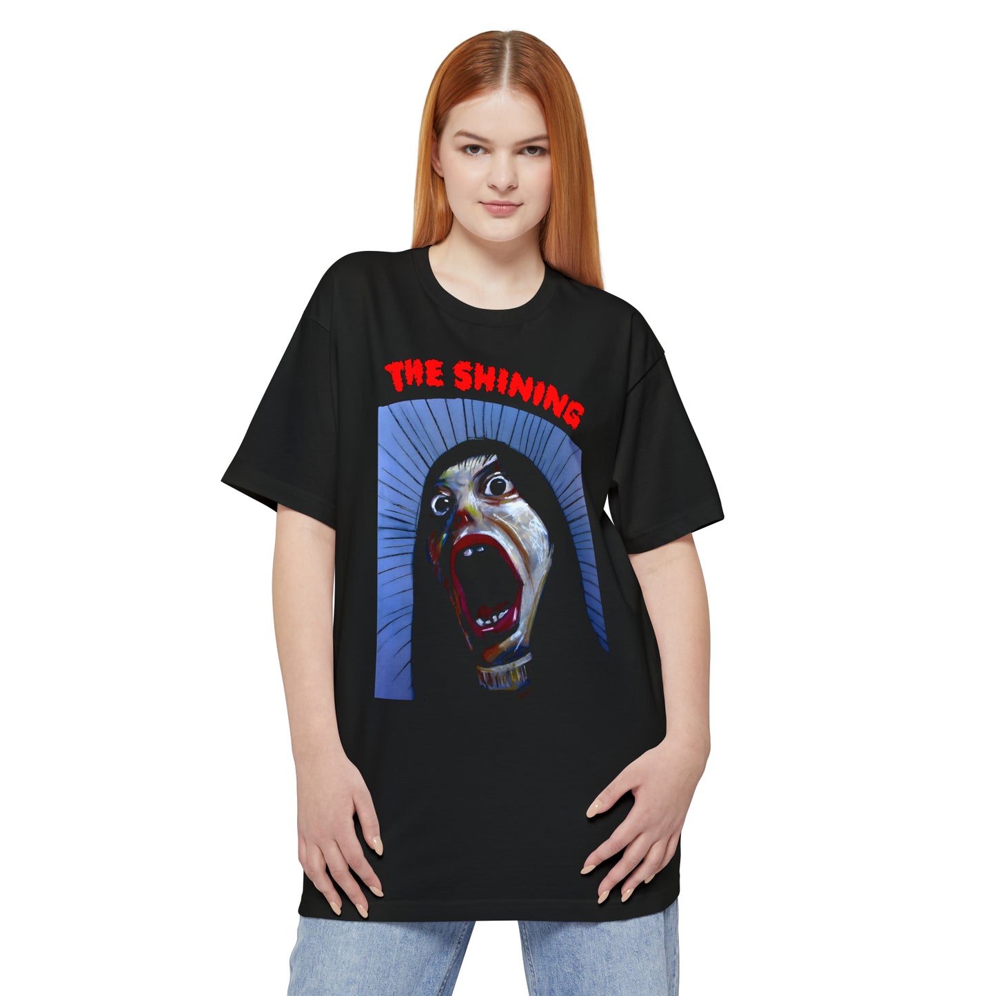 oversized polish movie poster for the shining unisex tall beefy tshirt