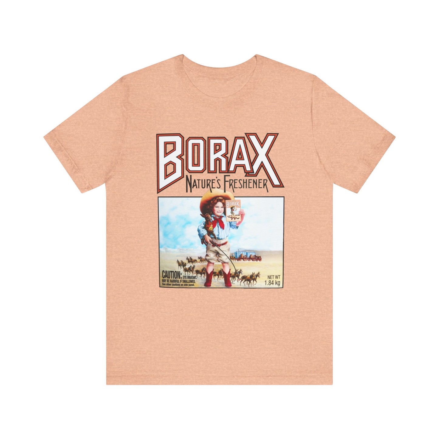 borax nature''s freshener 20 mule team detergent classic logo tshirt