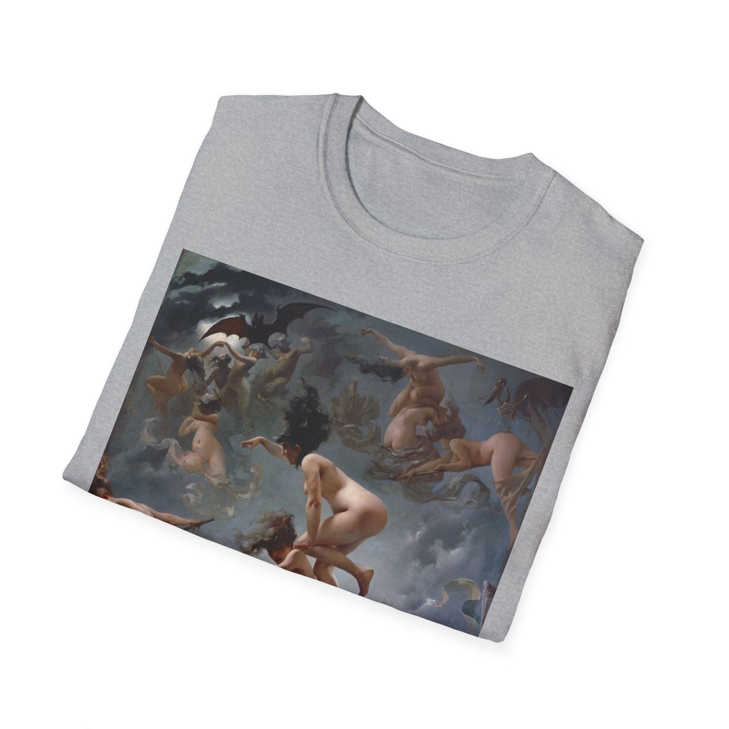 1878 painting witches going to their sabbath by luis ricardo falero tshirt