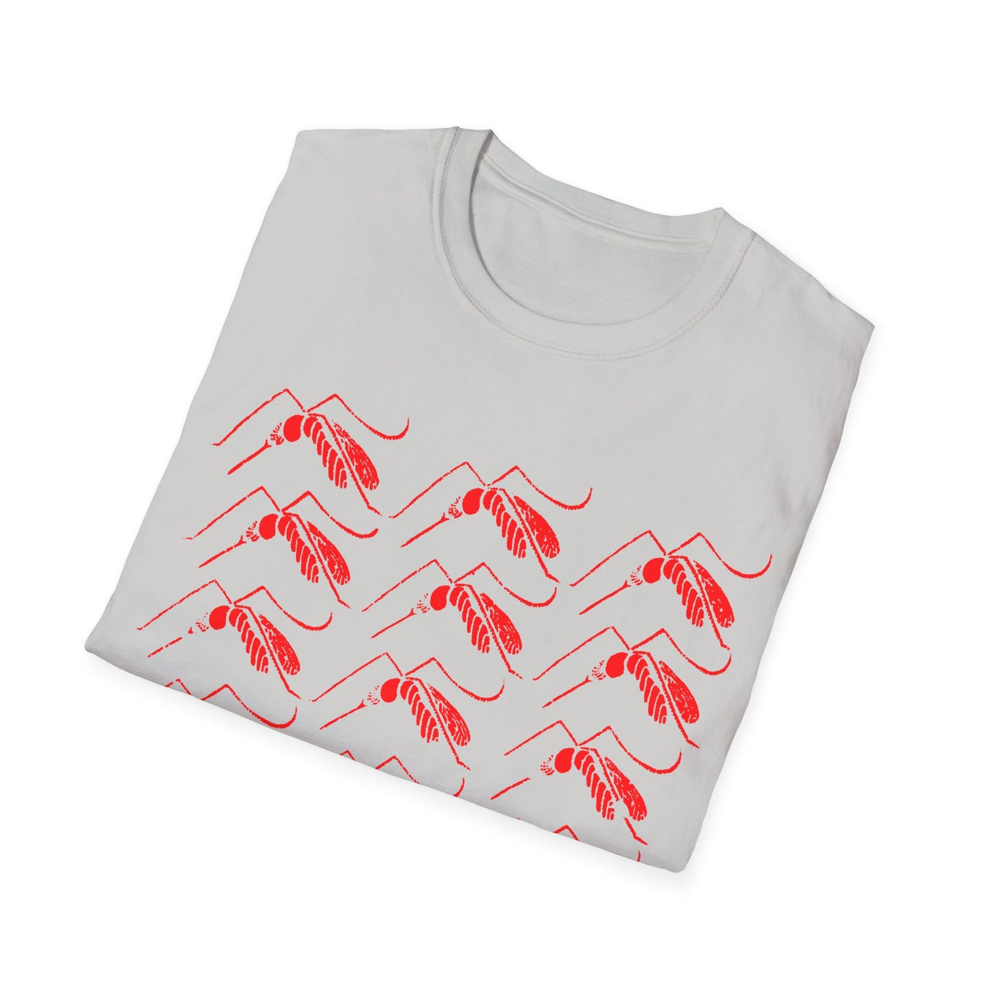 mosquito reproduction red design tshirt