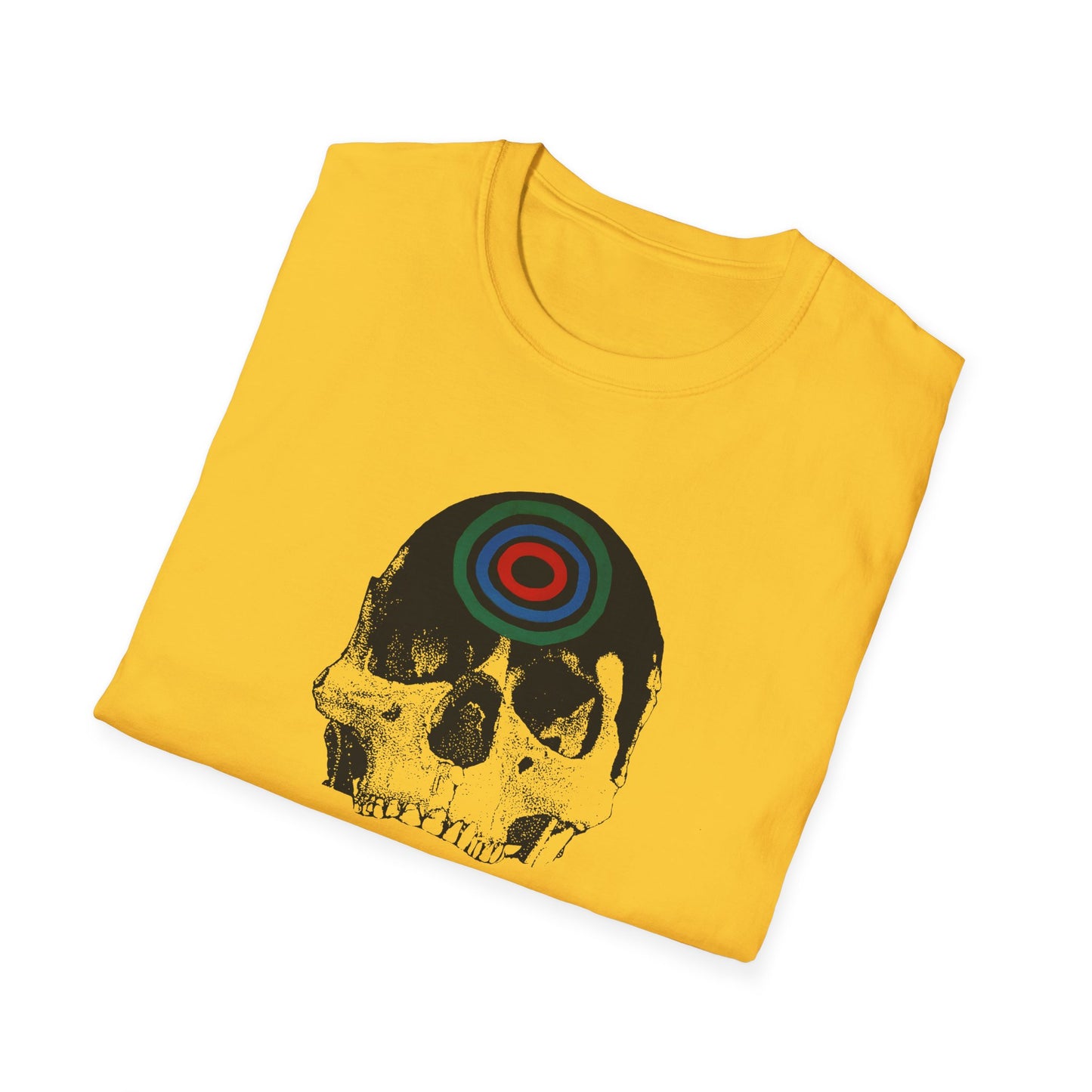 polish movie poster for alfred hitchcock's vertigo with memento mori tshirt