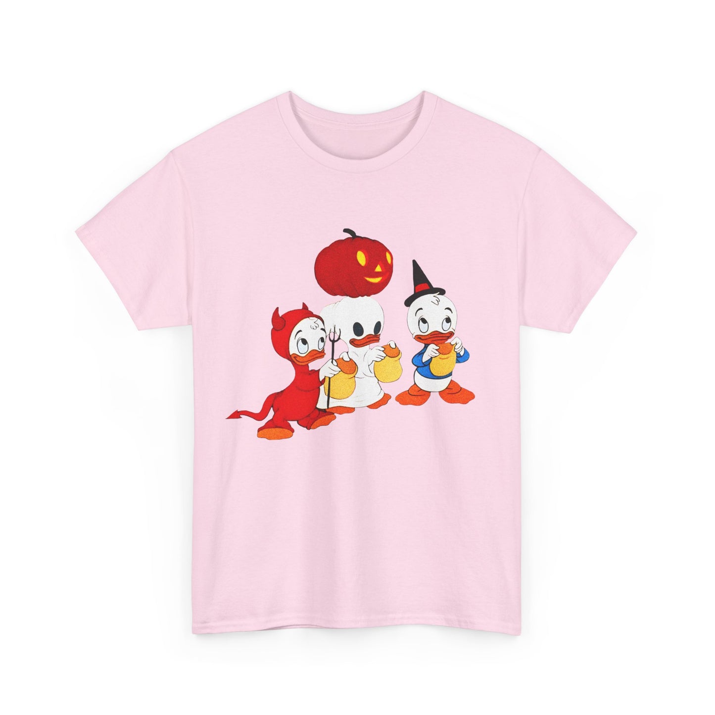 1982 huey dewey and louie halloween cartoon alternate reproduction tshirt