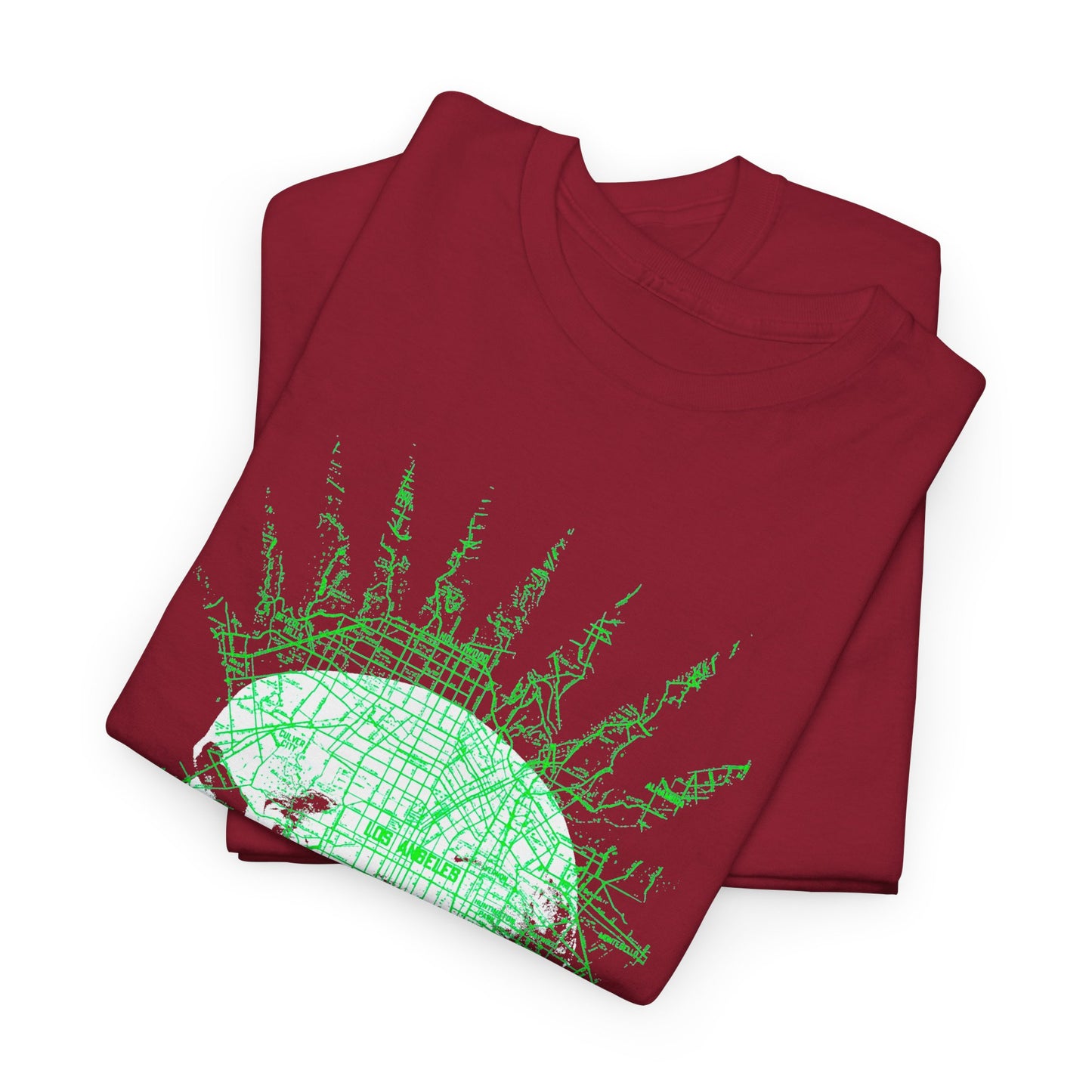 repo man skull punk in green tshirt