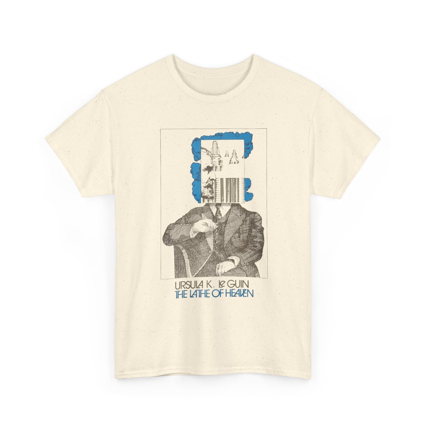 1971 book lathe of heaven by ursula k le guin tshirt book cover tshirt