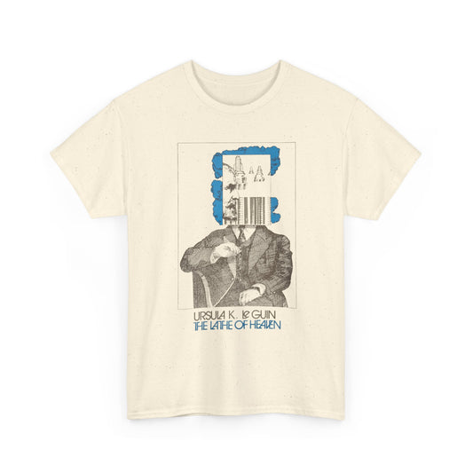 1971 book lathe of heaven by ursula k le guin tshirt book cover tshirt