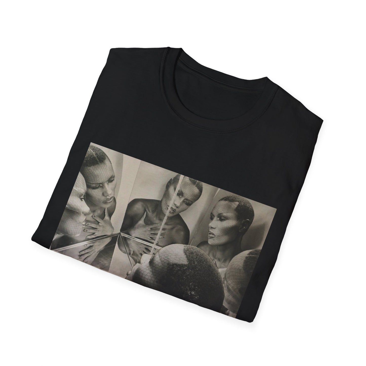 grace jones mirror gatefold for 1979 album muse tshirt