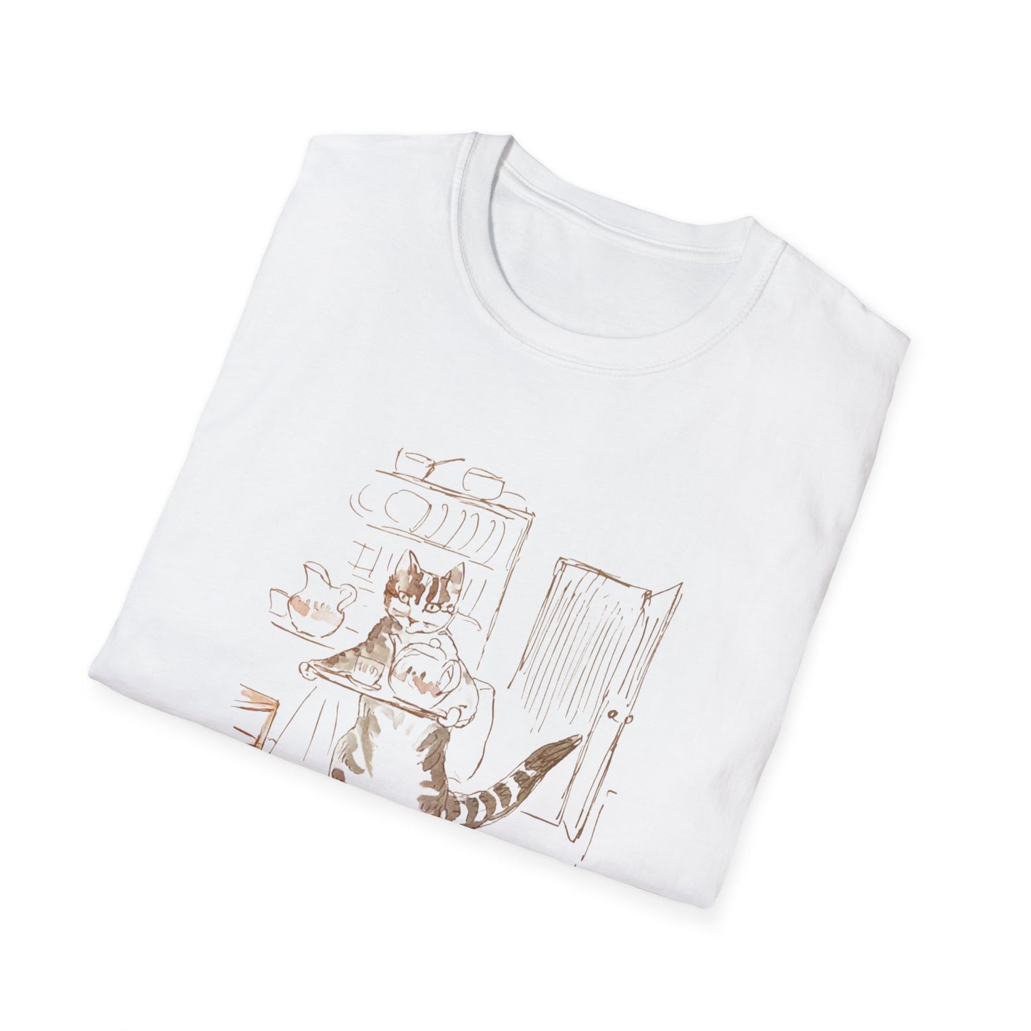 1906 beatrix potter illustration for the sly old cat tshirt
