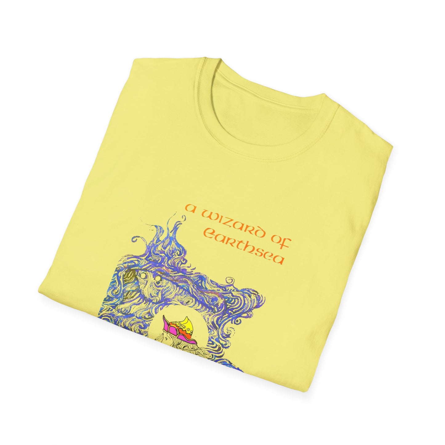 a wizard of earthsea novel by ursula k. le guin book cover tshirt
