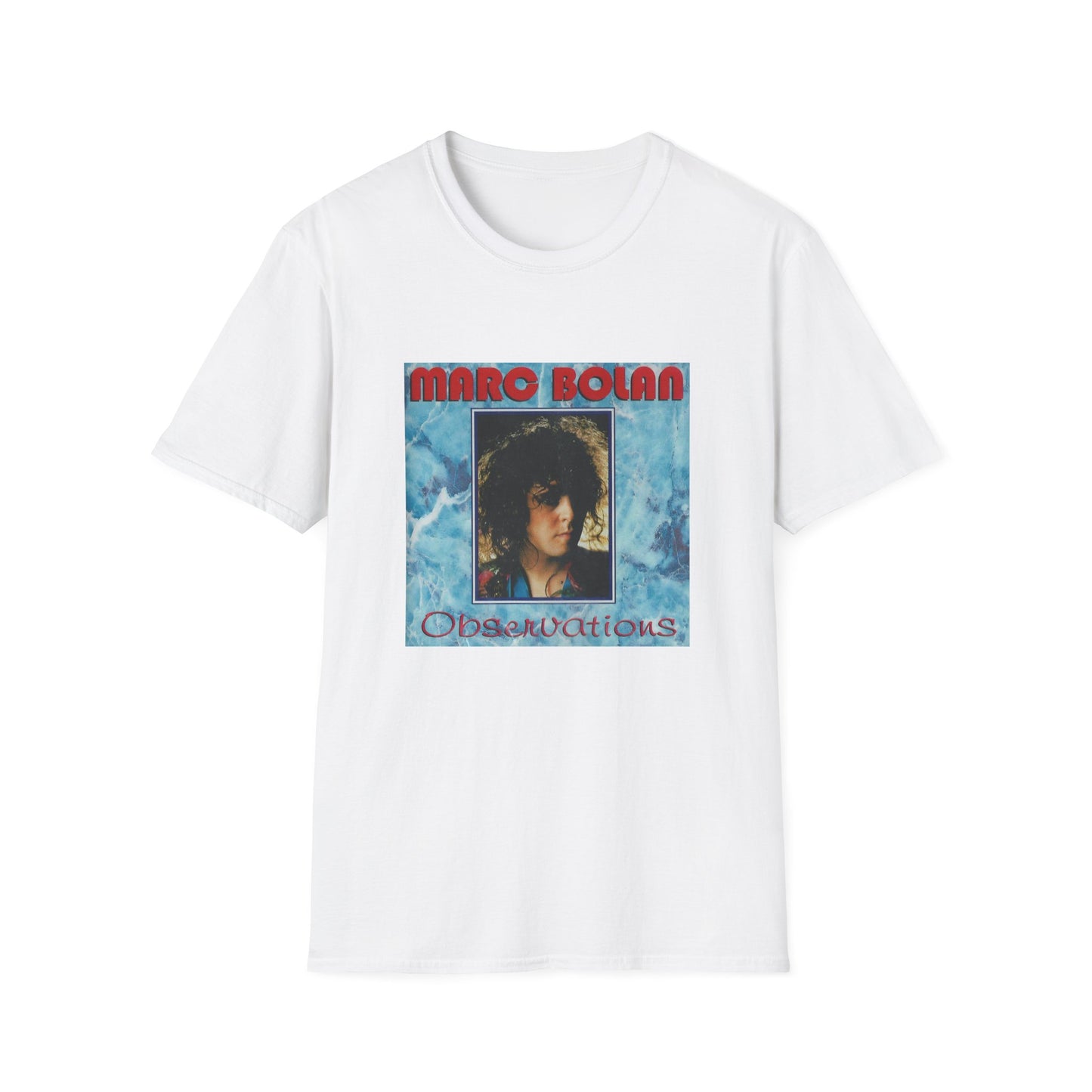 marc bolan 1992 observations album tshirt