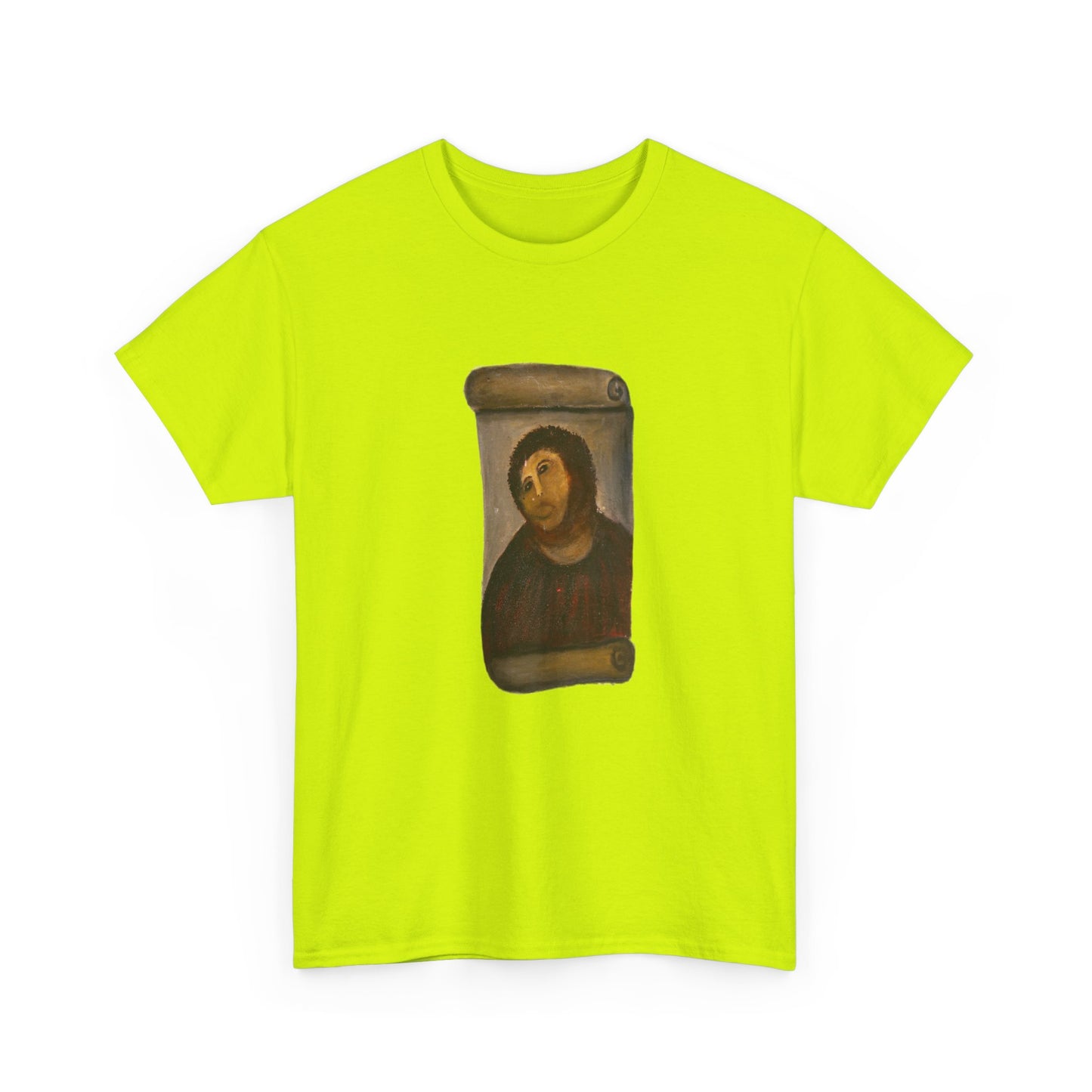 ecce homo botched restoration tshirt behold the monkey tshirt