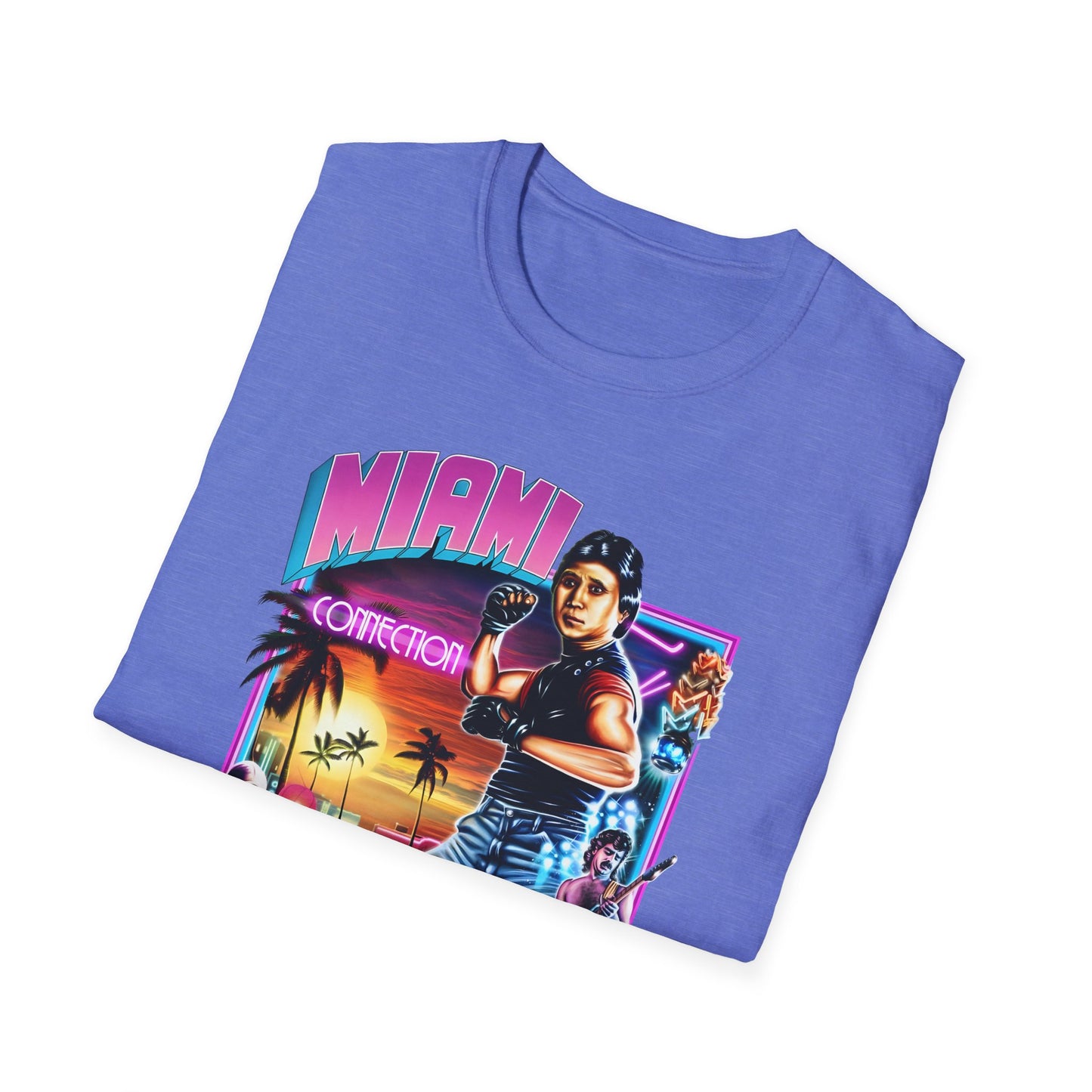 1987 movie miami connection movie poster tshirt