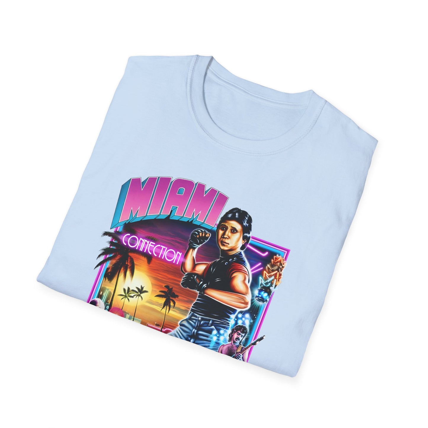 1987 movie miami connection movie poster tshirt